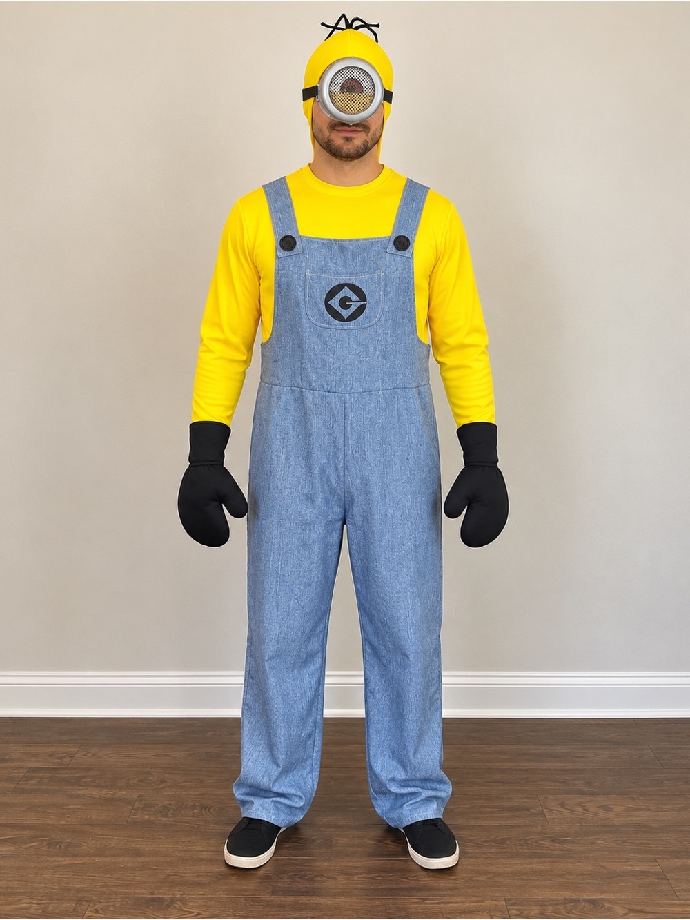 Disguise Minions Stuart Adult M (38–40) Complete Halloween Costume – Like New